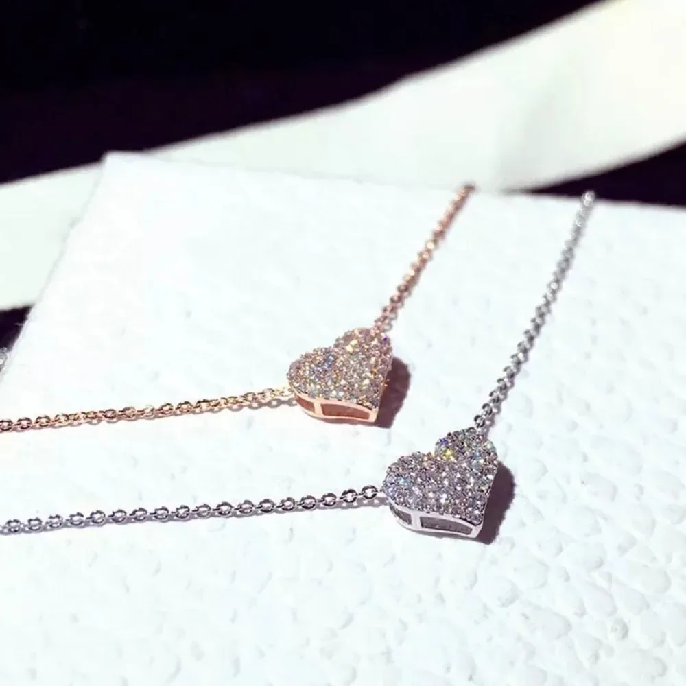 New LOVE Heart Pendant Necklace